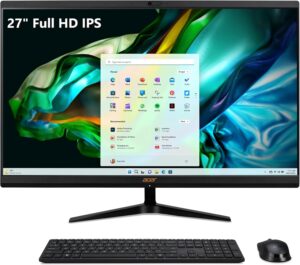 Acer Aspire C27-1800-UR12 AIO Desktop | 27" Full HD IPS Display